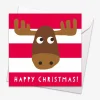 Moose Christmas Card