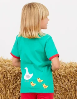 Organic Animal Farm Applique T-Shirt