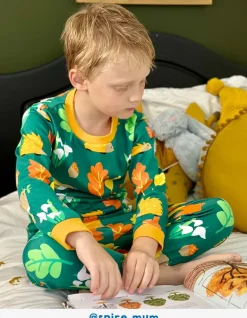Organic Autumn Print Pyjamas