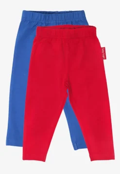 Organic Basic Leggings Bundle - Blue & Red