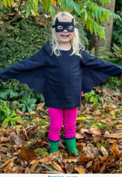 Organic Batwing T-Shirt & Mask Costume Set