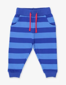 Organic Blue Blue Striped Joggers