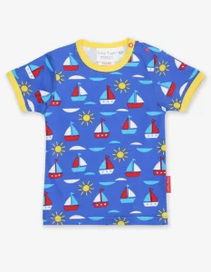 Organic Boat Print T-Shirt