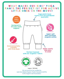 Organic Boat Print Yoga Pants