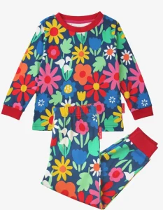 Organic Bold Floral Print Pyjamas