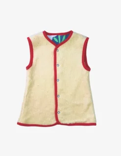 Organic Bold Floral Reversible Gilet