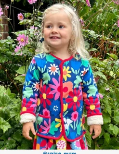 Organic Bold Floral Reversible Jacket