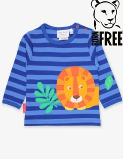 Organic Born Free Lion Applique T-Shirt