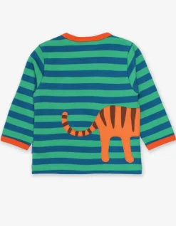 Organic Born Free Tiger Applique T-Shirt