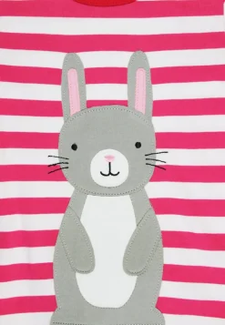Organic Bunny Applique Short Sleeved T-Shirt