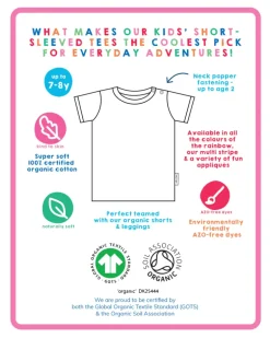 Organic Cherry Applique T-Shirt