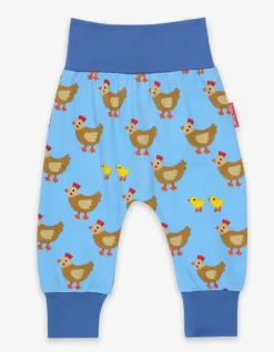 Organic Chicken Print Yoga Pants