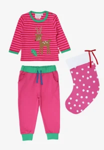 Organic Christmas Stocking Kids Bundle - Pink