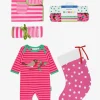 Organic Christmas Stocking Baby Bundle - Pink