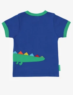 Organic Crocodile Applique T-Shirt