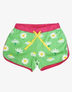 Organic Daisy Print Running Shorts