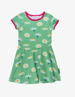 Organic Daisy Print Skater Dress