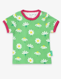 Organic Daisy Print T-Shirt