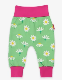 Organic Daisy Print Yoga Pants