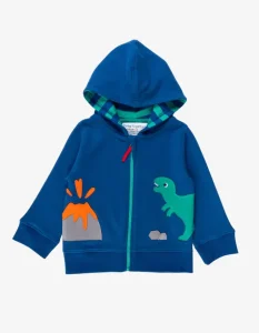 Organic Dinosaur Applique Hoodie