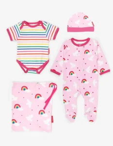 Organic Dove Print Baby Gift Set