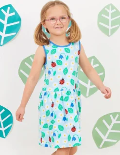 Organic English Garden Print Summer Dress