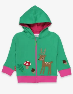 Organic Fawn Applique Hoodie