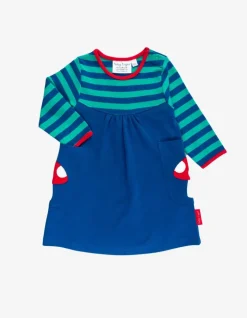 Organic Floral Mushroom Applique Dress