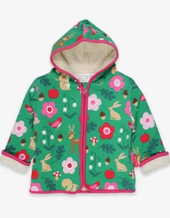 Organic Forest Adventure Fleece Applique Hoodie