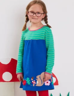 Organic Forest Adventure Applique T-Shirt Dress