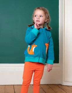 Organic Fox Applique Hoodie