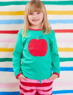 Organic Green Apple Applique T-Shirt