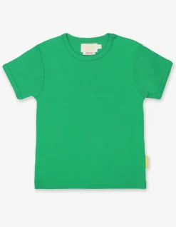 Organic Green Basic Short-Sleeved T-Shirt