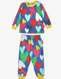 Organic Heart Print Pyjamas