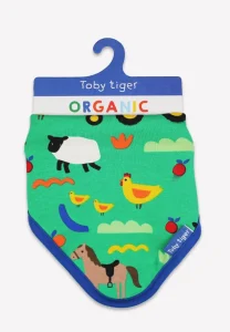Organic Hillside Farm Print Dribble Bib