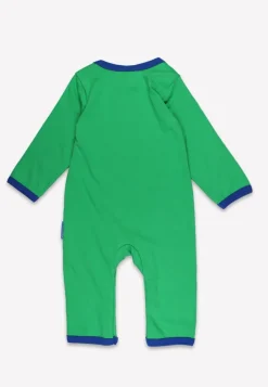 Organic Hillside Tractor Applique Sleepsuit