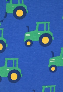 Organic Hillside Tractor Print Baby Body