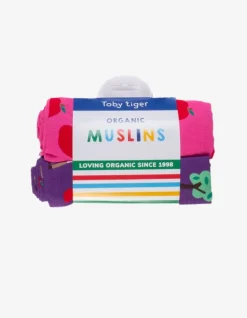 Organic Horse Print Muslin 2-Pack