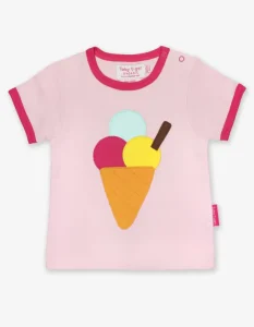 Organic Ice Cream Applique T-Shirt