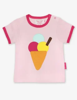 Organic Ice Cream Applique T-Shirt