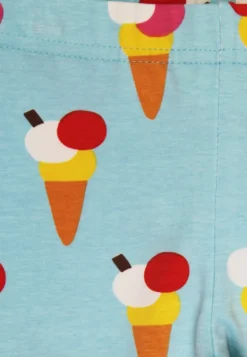 Organic Ice Cream Cones Print Leggings