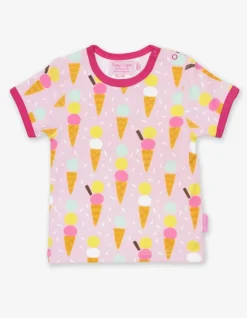 Organic Ice Cream Print T-Shirt