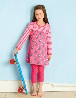 Organic Kitten Print Dress