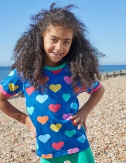 Organic Multi Heart Print T-Shirt