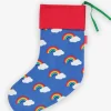 Organic Multi Rainbow Christmas Stocking