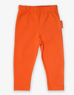 Organic Orange Basic Leggings