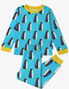 Organic Penguin Print Pyjamas