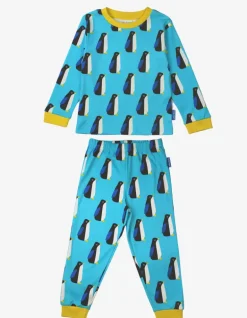 Organic Penguin Print Pyjamas