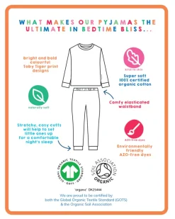 Organic Penguin Print Pyjamas
