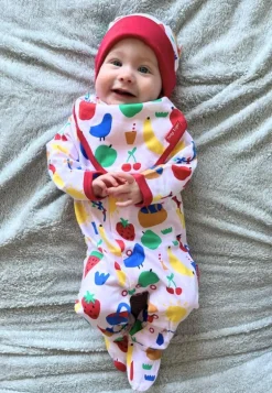 Organic Picnic Print Baby Gift Set